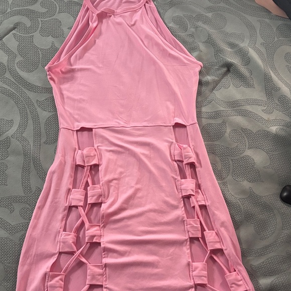 Dresses & Skirts - Elegant Pink Sleeveless Dress